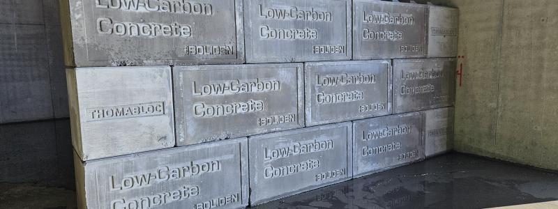 Slagg från Bolidens metallproduktion kan bli cementersättning. Foto: Thomas Concrete Group
