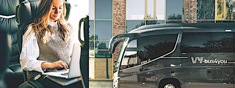 Kraftfulla Scania OC13-motorer, kända från lastbilsvärlden, ger bussarna 410 hästkrafter och ett vridmoment på 2 000 Nm. Kombinationen med Scanias egen Opticruise-växellåda lovar optimal komfort och effektivitet under resans gång. Foto: Vy Travel AB/Bus4You