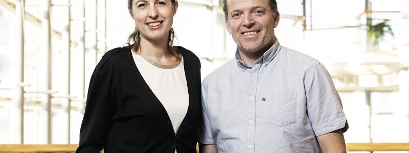 2020 grundade Hugo Wikström bolaget tillsammans med Elena Petukhovskaya. Foto: Biz Maker
