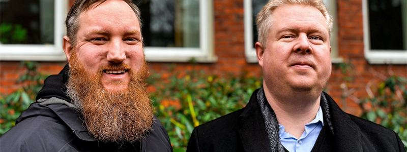 Mikael Gustavsson och Erik Kristiansson Fotograf: Daniel Stahre, Chalmers