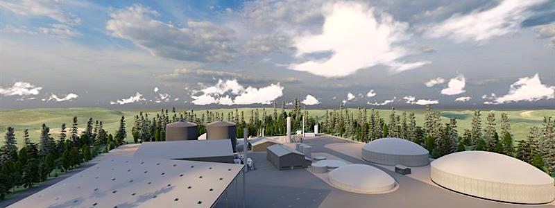 Anläggningen planeras att tas i kommersiell drift i början av 2026. Detta projekt är en del av Gasums satsning på hållbar energi och företagets fortsatta arbete för att minska utsläppen i Norden. Bild: Gasum