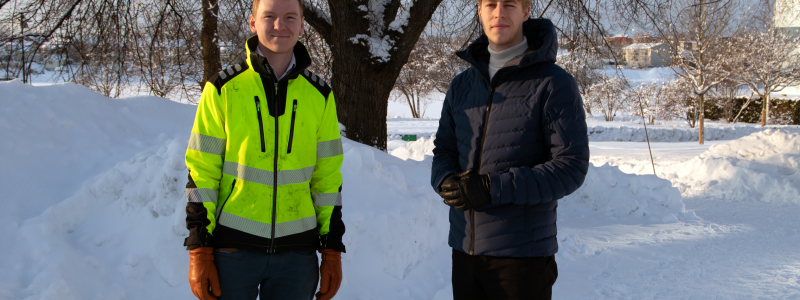 Erik Rosengren och Jonatan Persson deltog i Forest Business Accelerator 2022. Foto: Bizmaker