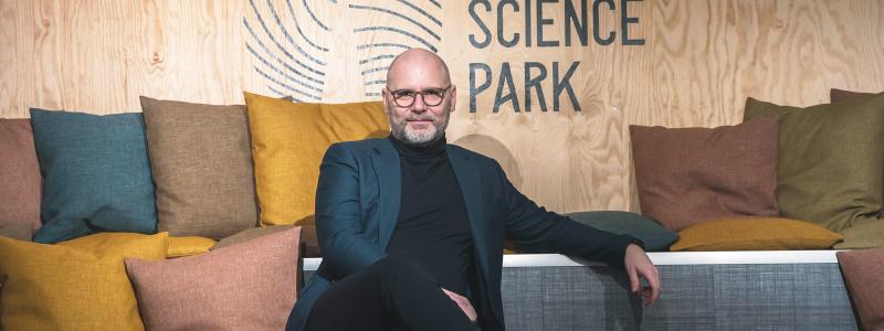 Foto: Patrik Isaksson, projektledare för förstudien Hållbar matproduktion och energiförsörjning.