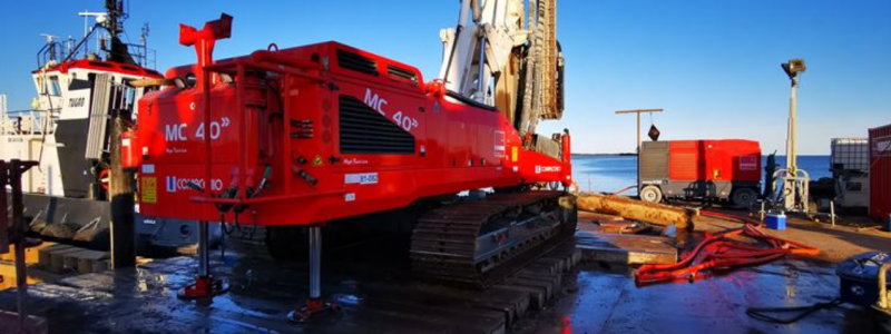 Minskar koldioxidutsläpp från grundläggningsarbeten med uppemot 90 procent. Foto: Veidekke