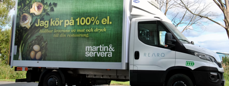 Konverteringen från diesel till eldrift sker genom att befintlig drivlina byts ut mot en elektrisk. Foto: Martin & Servera