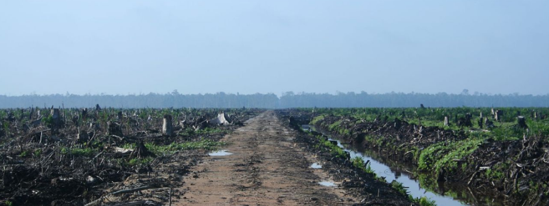 Avskogning på ön Sumatra. Foto: Wikimedia Commons