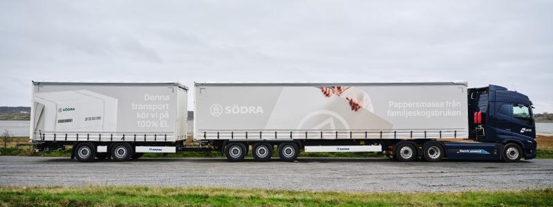 Varje transport kommer ha en lastvikt på 40 ton, vilket är samma volym som tidigare transporter. Foto: Studio Dittmer