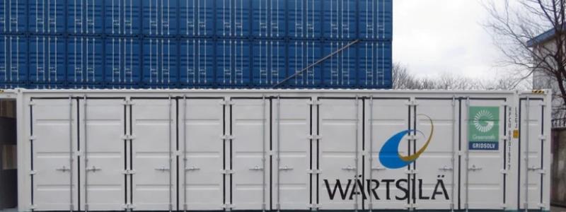 Företaget Wartsiläs tekniska GridSolv-lösning. källa: Wärtsilä