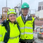 Lotta Lyrå, vd Södra och Allan Widman, landshövding i Kalmar län. Foto: Södra