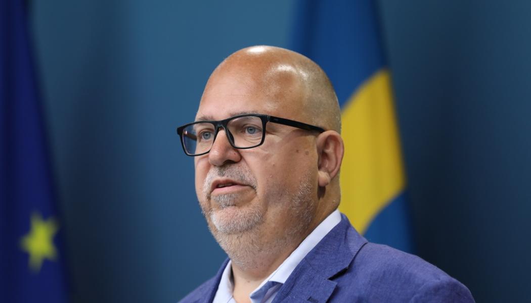 Ali Lorestani/TT: Näringsminister Karl-Petter Thorwaldsson (S). Arkivbild.