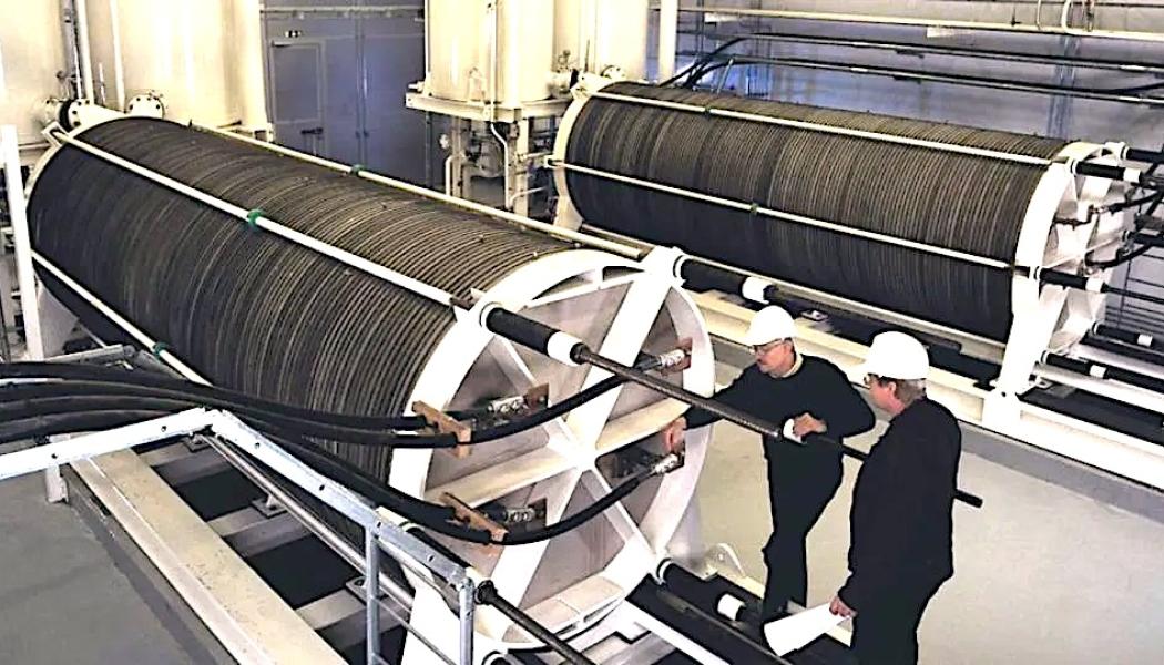 Nyligen avslutade Nel utvidgningen av sin produktionskapacitet för alkaliska elektrolysörer vid fabriken i Herøya, Norge. Foto: Nel