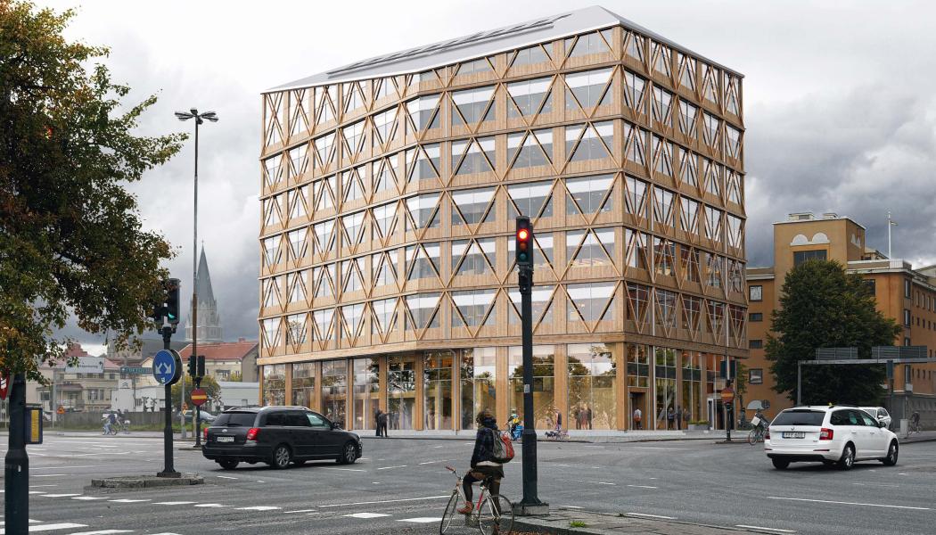 Polismyndigheten är hyresgäst i det nybyggda klimatneutrala kontorshuset som nu står klart i centrala Örebro.