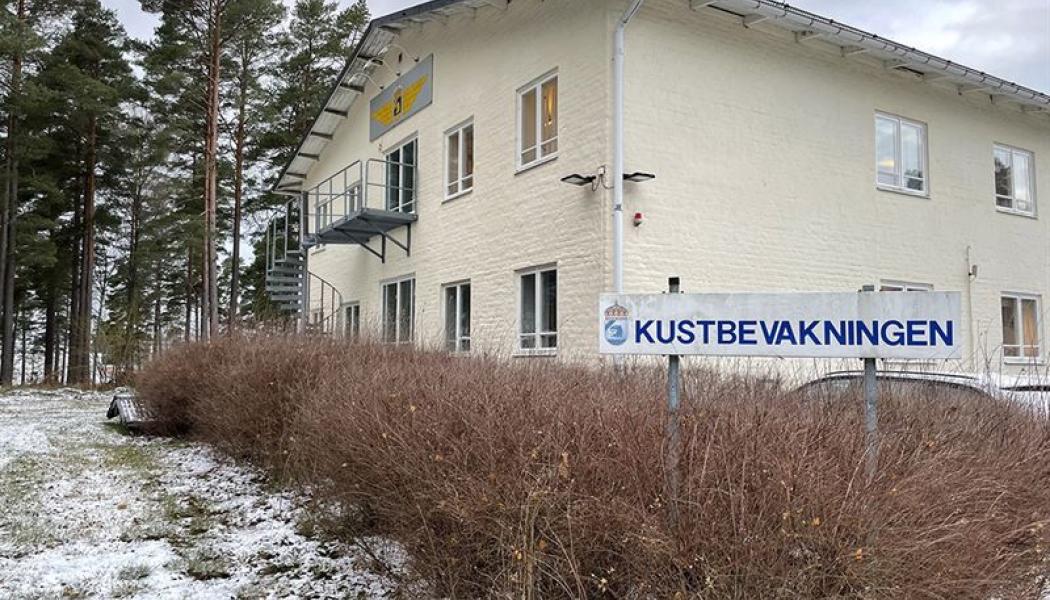 Kustbevakningens kontorsbyggnad i Skavsta.