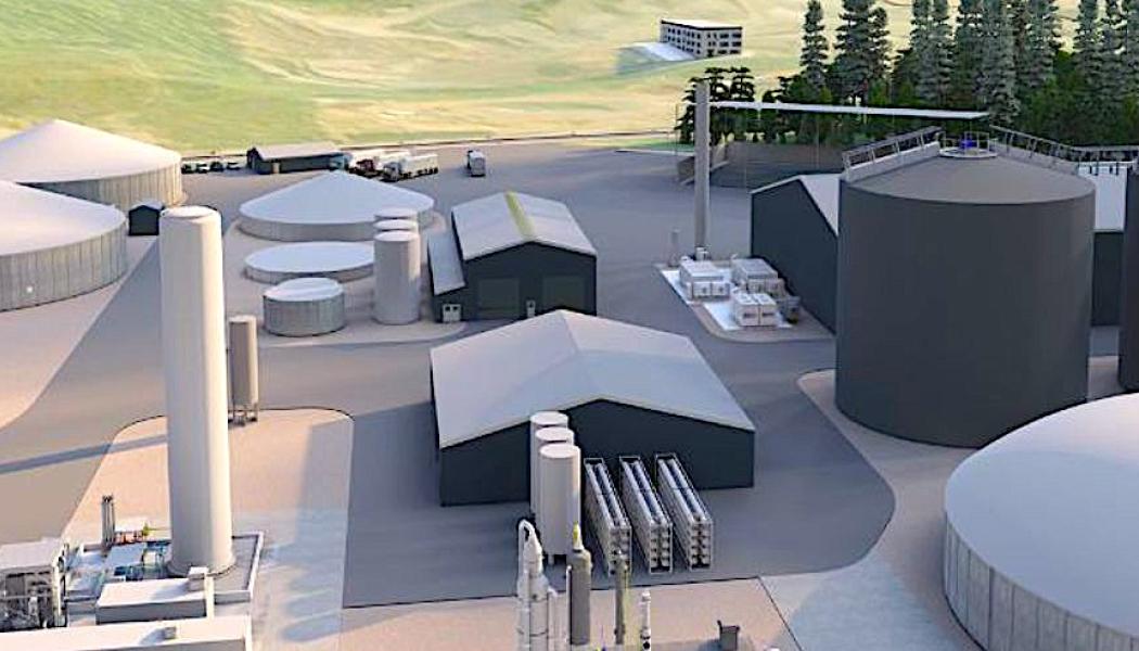 Gasum fortsätter sin plan för att öka tillgången på biogas genom att investera över 62 miljoner euro i byggandet av en biogasanläggning i Borlänge. Projektet har beviljats ett bidrag på 15 miljoner euro från Naturvårdsverkets investeringsprogram Klimatklivet. Byggandet av anläggningen inleddes under våren 2024. Genom att använda en blandning av regionalt anskaffat organiskt hushållsavfall och gödsel kommer anläggningen att producera 133 gigawattimmar (GWh) flytande biogas (LBG) per år från 2026 och framåt. Visualisering: Gasum