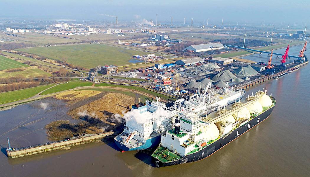 LNG-terminal i tyska Brunsbüttel. Foto: RWE