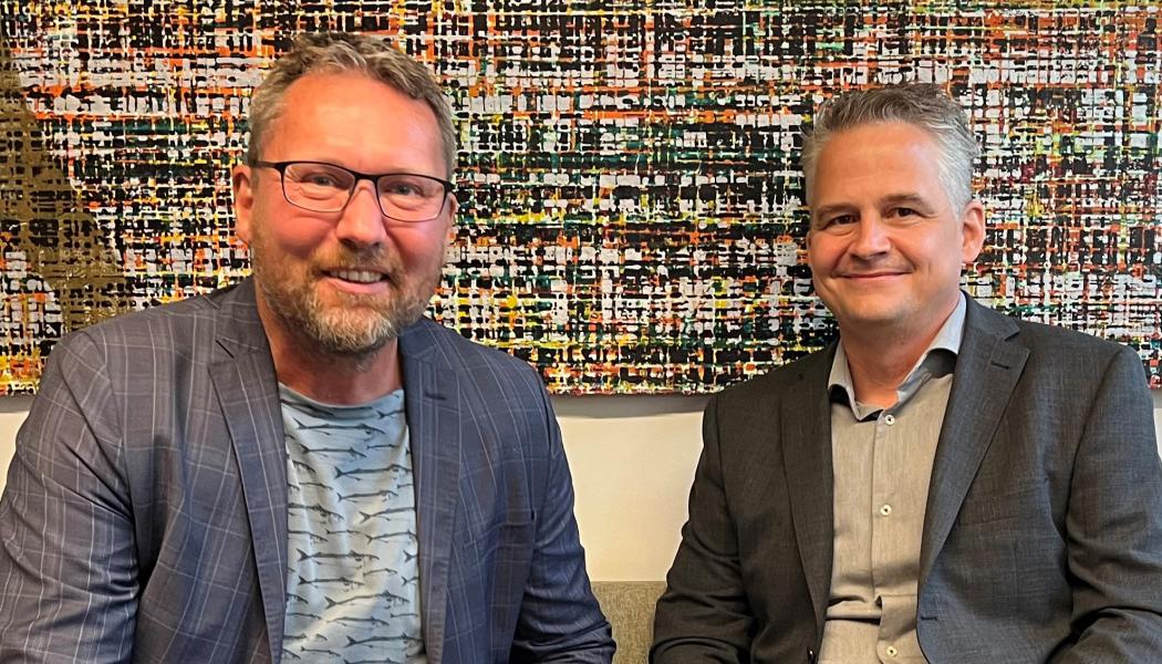 AquaBiota VD Matin Isaeus och Tomas Hjorth, NIRAS. Foto: NIRAS