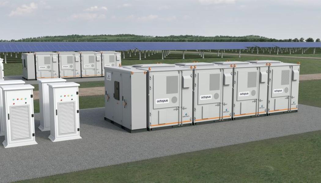 Energilagring för solpark i Fulham, Australien. Illustration: Wärtsilä