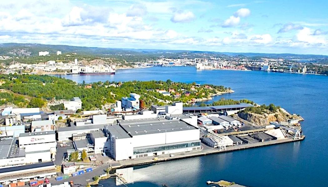 Industriområde i Fiska, Norge. Bild av: Greenstat ASA