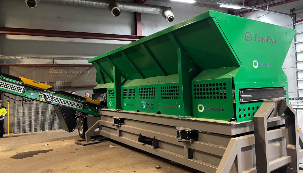 Systemet har utvecklats av RoboWaste i Jönköping på beställning av Umeå Energi, Tekniska verken i Linköping och Vattenfall Värme. Foto: Umeå Energi 