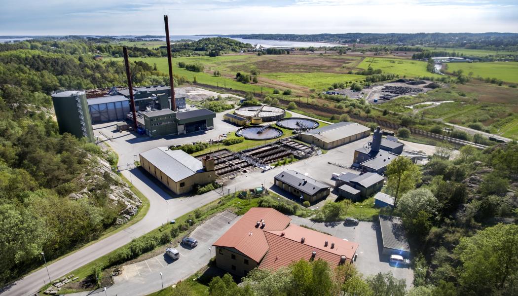 Hammargårds reningsverk i Kungsbacka byggs ut. Foto: Kungsbacka kommun