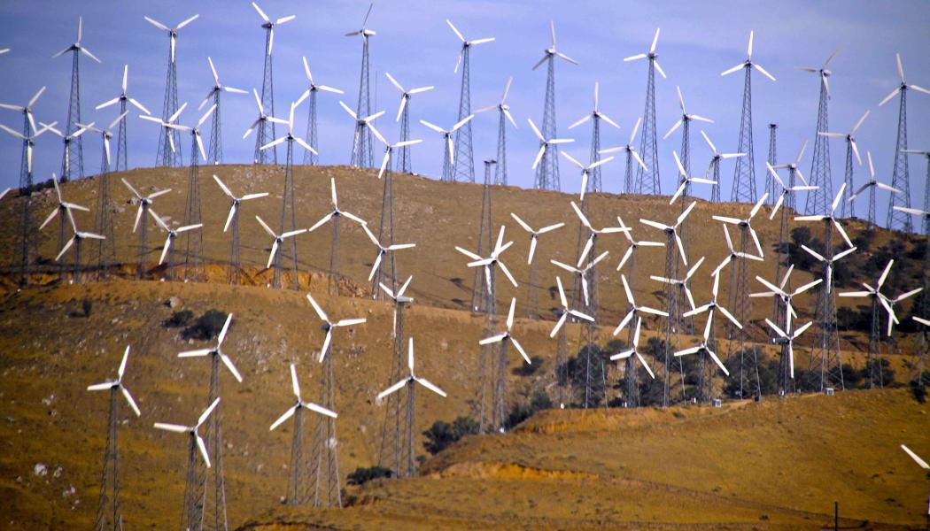 USA:s största vindpark i Kalifornien. Foto: FreeImages