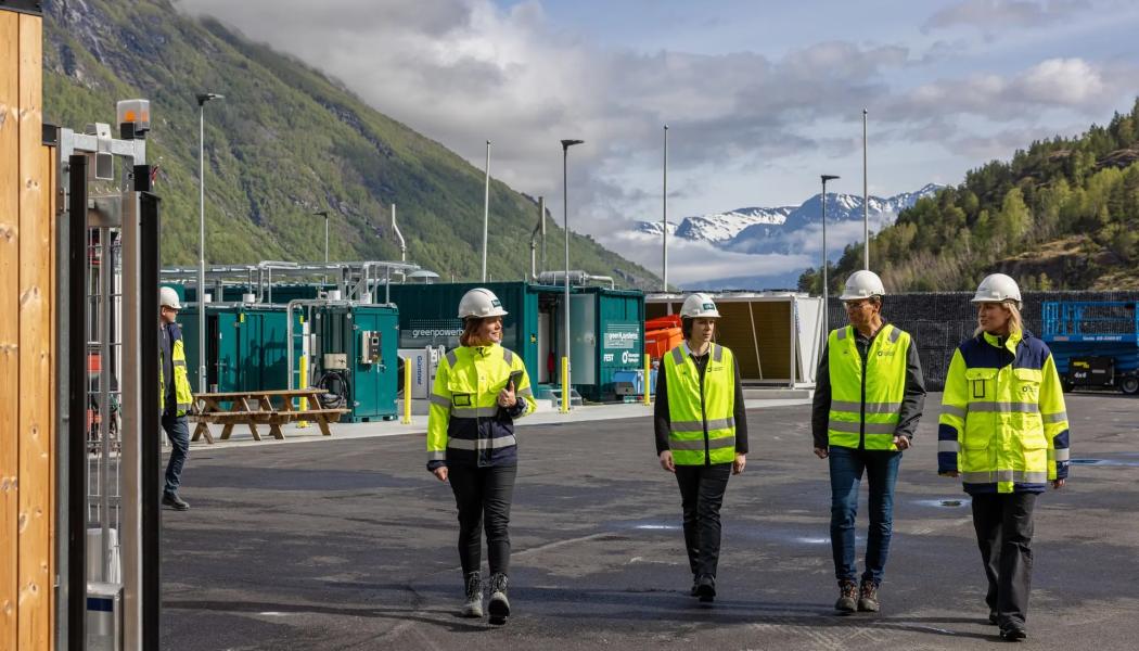 Planen är att anläggningen i Rjukan ska tas i drift i slutet av 2027. Enligt Norwegian Hydrogen kommer den då att kunna leverera vätgas till både befintliga och nya kunder i södra Norge samt delar av Sverige. Foto: Norwegian Hydrogen