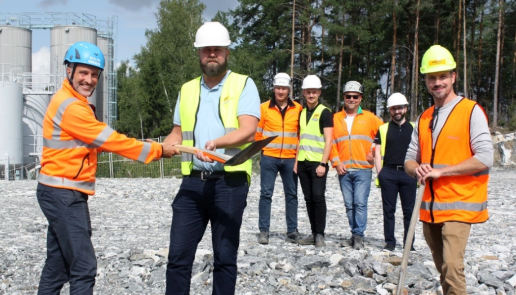 Från vänster: Magnus Hamnér, Ragn-Sells, Jonas Persson, AF Bygg Syd, Anders Gustafson, Ragn-Sells, Hugo Jönsson, AF Bygg Syd, Stefan Wahlberg, Ragn-Sells, Eray Eryilmaz, Vilokan och Erik Gustafsson, Ragn-Sells. Foto: Ragn-Sells