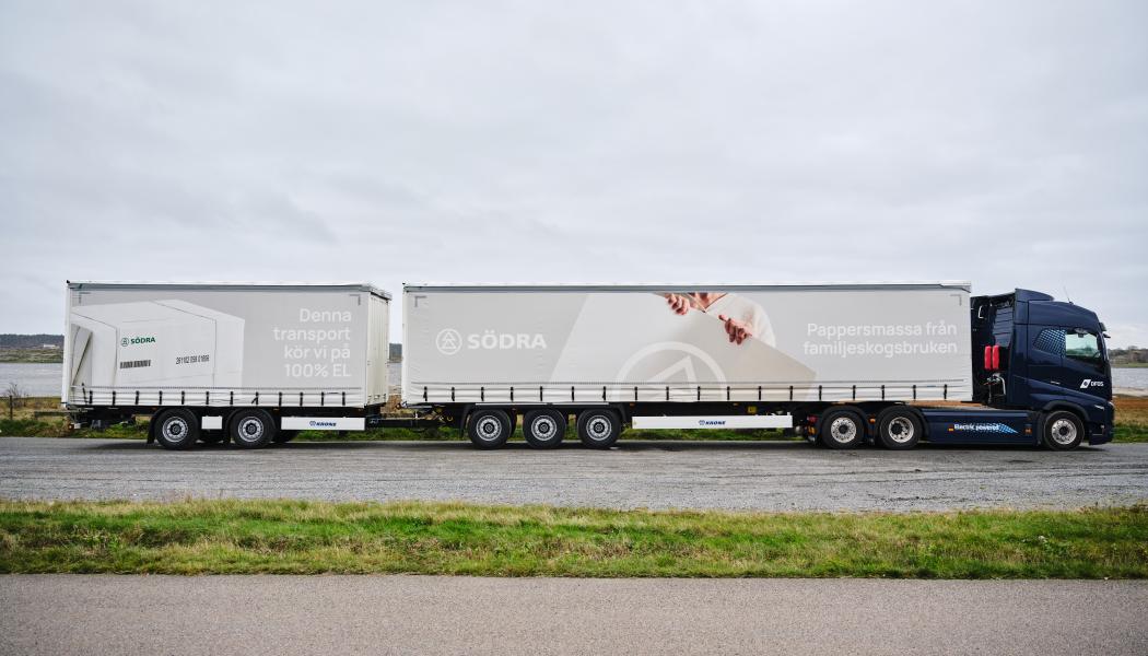 Varje transport kommer ha en lastvikt på 40 ton, vilket är samma volym som tidigare transporter. Foto: Studio Dittmer