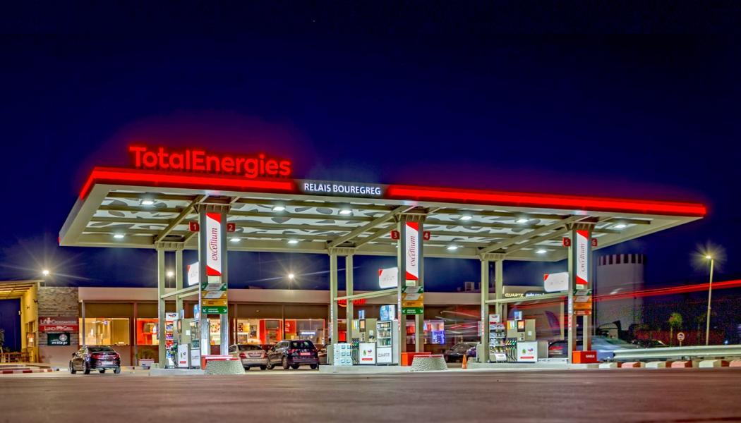 TotalEnergies bensinstation i Marokko. Foto: TotalEnergies