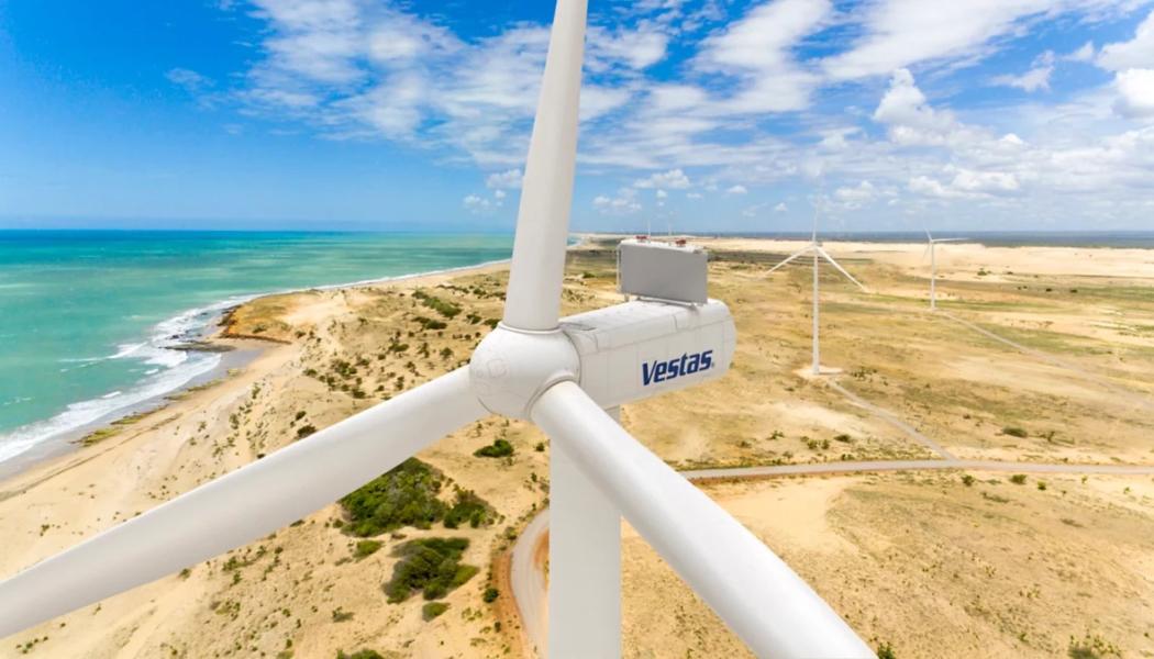 Vestas vindturbin V163 på 4.5 megawatt i Brasilien. Bild: Vestas