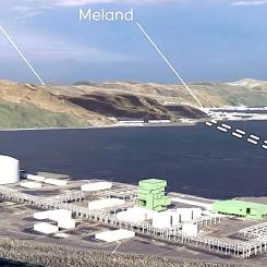 Snøhvit Future-projektet kommer att stärka Norges position som en pålitlig långsiktig leverantör av gas producerad med mycket låga växthusgasutsläpp. Projektet kommer att säkra jobb i norr och energiförsörjning till Europa fram till 2050. Illustration: Equinor, Snøhvit Future-projektet