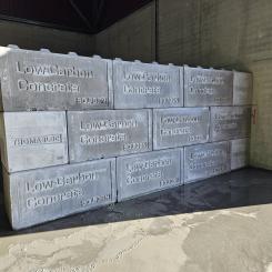 Slagg från Bolidens metallproduktion kan bli cementersättning. Foto: Thomas Concrete Group