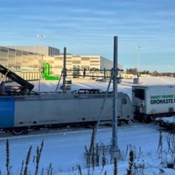 Tåg i Eskilstuna. Foto: Coop Sverige