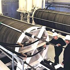 Nyligen avslutade Nel utvidgningen av sin produktionskapacitet för alkaliska elektrolysörer vid fabriken i Herøya, Norge. Foto: Nel