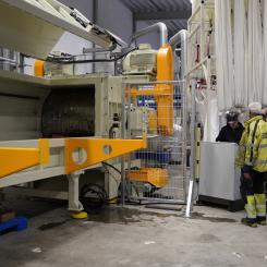 Ny kross möjliggör mer återvinning. Foto: Wavin