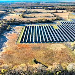 Solkraftsparken Delilah I Solar Energy Center i Lamar och Red River County, Texas. Foto: WEC Energy Group