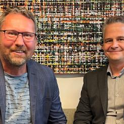 AquaBiota VD Matin Isaeus och Tomas Hjorth, NIRAS. Foto: NIRAS