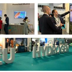 Bilder från europeiska vätgasveckan 2024. Foton: European Hydrogen Week 2024