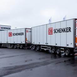 Eldrivna HCT-lastbilen milstolpe för hållbara transporter. Foto: DB Schenker