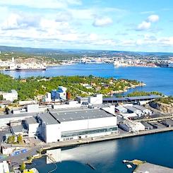 Industriområde i Fiska, Norge. Bild av: Greenstat ASA