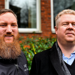 Mikael Gustavsson och Erik Kristiansson Fotograf: Daniel Stahre, Chalmers