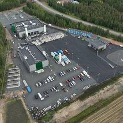 Enligt Sunfire utgör elektrolysanläggningen i Harjavalta en betydelsefull del av Europas vätgassatsning. Foto: P2X Solutions