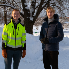 Erik Rosengren och Jonatan Persson deltog i Forest Business Accelerator 2022. Foto: Bizmaker