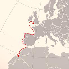 Argumentet för projekt som Xlinks är att produktion av förnybar energi på extremt soliga eller blåsiga platser skapar betydande kostnadsfördelar. Foto: Wikipedia Common, kredit: Bearas