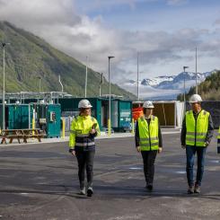 Planen är att anläggningen i Rjukan ska tas i drift i slutet av 2027. Enligt Norwegian Hydrogen kommer den då att kunna leverera vätgas till både befintliga och nya kunder i södra Norge samt delar av Sverige. Foto: Norwegian Hydrogen