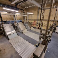 Första reningssteget fångar upp skräp som kommer med avloppsvattnet, vilket görs med hjälp av rensgaller. (Foto på tidigare installationer.) Bild: FVB