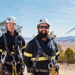 Vestas strävar efter att upprätthålla branschledande säkerhetsstandarder. Foto: Vestas.
